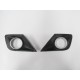 PEUGEOT 207- 09/12; SİS LAMBA KAPAĞI SAĞ/SOL SET (2 PARÇA) SİS DELİKLİ ÇERÇEVESİ GRİ - Yedek Parça | Parça Dükkanda