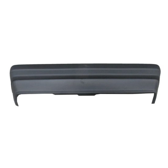 MERCEDES 190- W201- 83/93; ARKA TAMPON SİYAH (KENDİNDEN BANDLI/ÇITA DELİKLİ/ŞOK EMİCİLİ) (TW) - Yedek Parça | Parça Dükkanda