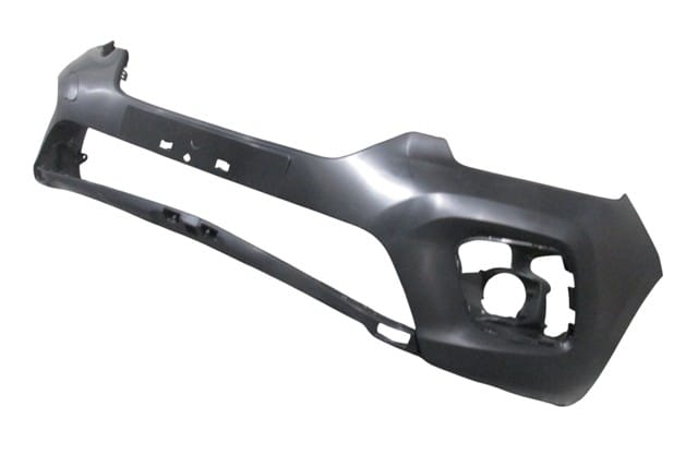 RENAULT KANGOO- 5- 24/25; ÖN TAMPON SİYAH SİS/PANJUR DELİKLİ (TYG)