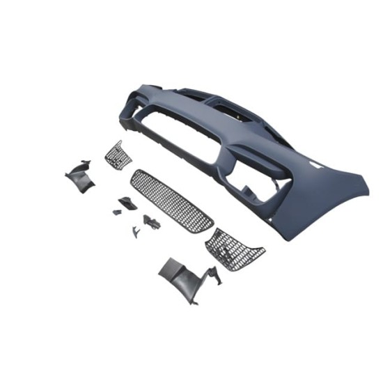 BMW 3 SERI- F30- 12/18; ÖN TAMPON ASTARLI (SİS DELİKSİZ KAPAK/IZGARALI/F.YIK.LI/ÇEK.KAPAKLI)M3/STYLE