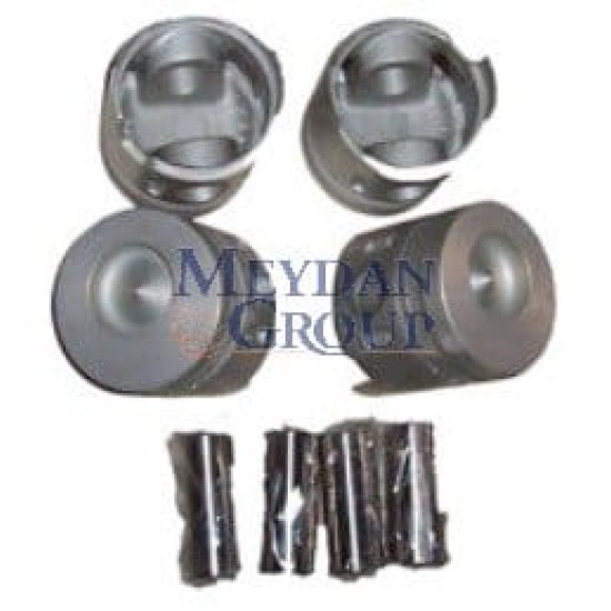 MITSUBISHI CANTER- FE635/659- 98/06; PİSTON SET 0.50 (4D32/34) 3.6/3.9cc ÇELİK(104.5X3X2X4)TIK - Yedek Parça | Parça Dükkanda