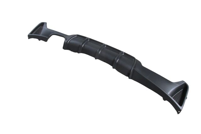 BMW 4 SERI- F32- 13/17; KARLIK (ARKA TAMPON ALTI) SIYAH (TEK EGZOS DELİKLİ) (M-PERFORMANCE/LCI)