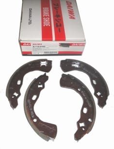 KIA PRIDE- 00/01; ARKA FREN PABUCU (85X25) (DAIWA)