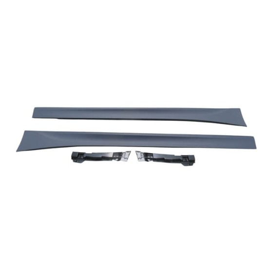 BMW 1 SERI- F20- 12/15; MARŞPİYEL PLASTİĞİ ASTARLI SAĞ/SOL SET (2 PARÇA/BRAKETLİ) (M-TECH/LCI)