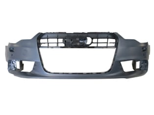 AUDI A6- 12/14; ÖN TAMPON (ASTARLI SENSÖR VE FAR YIKAMA DELİKLİ/SİS DELİKLİ) (TYG)
