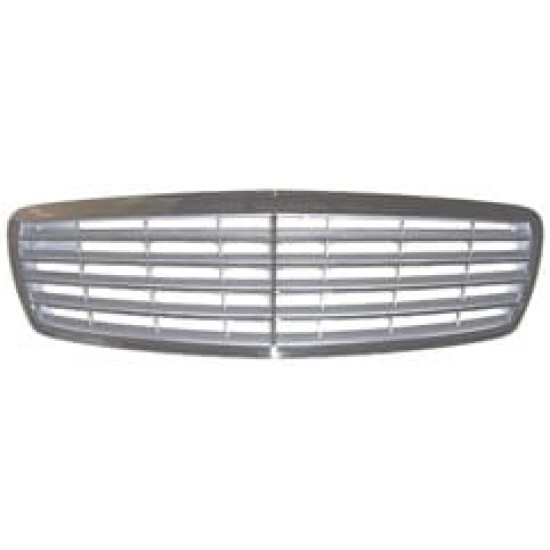 MERCEDES E CLASS- W211- 03/06; ÖN PANJUR NİKELAJ ÇERÇEVE/İÇ PETEK GÜMÜŞ GRİ (9ÇITALI)(ELEGANCE)(TYG) - Yedek Parça | Parça Dükkanda