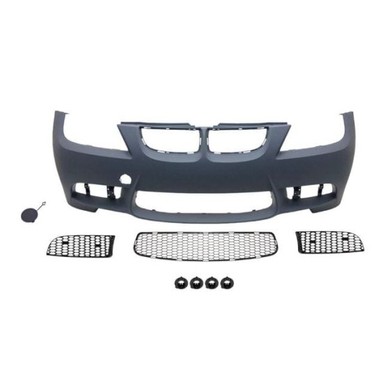 BMW 3 SERI- E90- 05/09; ÖN TAMPON ASTARLI(SİS D.SİZ KAPAK/IZGRALI/SEN.YUVALI/ÇEK.KAPAKLI)M3-STYLE/LC - Yedek Parça | Parça Dükkanda