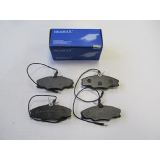 PEUGEOT 406- 95/04; ÖN FREN BALATASI (4 KABLOLU) (DİSK)(129,7X52,9X18,5)(BRAMAX) - Yedek Parça | Parça Dükkanda