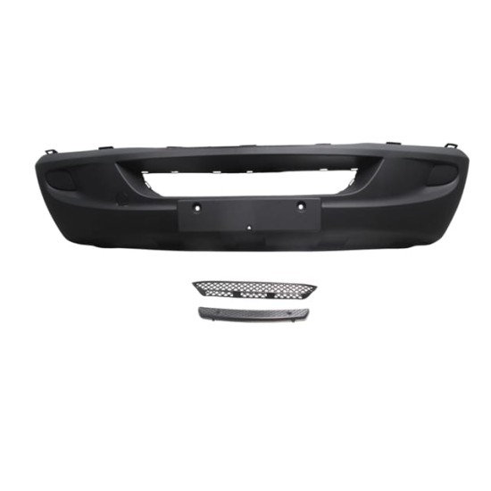 MERCEDES SPRINTER- 07/13; ÖN TAMPON SİYAH (ÇEK DEMİR KAPAKLI/SİS DLİKSİZ/IZGARALI/BASAMAK PLASTİKLİ)