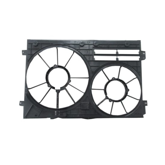 SEAT ALTEA- 04/15; RADYATÖR VE KLİMA FAN DAVLUMBAZI BOŞ GÖVDE (ÇİFTLİ) (300W 363MM)