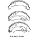 PEUGEOT 306- SD/HB- 97/00; ARKA FREN PABUCU (90X30)(BRAMAX) - Yedek Parça | Parça Dükkanda
