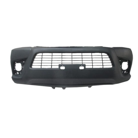 TOYOTA HILUX- PICK UP- 15/19; ÖN TAMPON SİYAH/PANJURLU/SİS DELİKLİ(ÇAMURLUĞU ÇIKINTILI TİP İÇİN)MY) - Yedek Parça | Parça Dükkanda