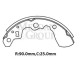 SUZUKI SWIFT- SD/HB- 97/04; ARKA FREN PABUCU (90X25) (DAIWA)