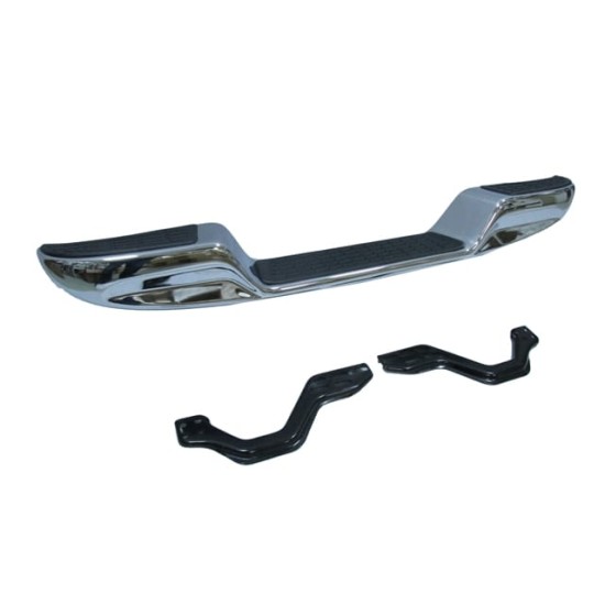 TOYOTA HILUX- PICK UP LN145- 98/01; ARKA TAMPON NİKELAJLI ALTI BOMBELİ (BAĞLANTI BRAKETLERİ İLE)FPI)
