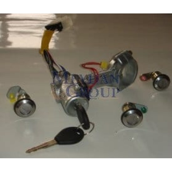 NISSAN SUNNY- N14- 94/96; KONTAK KİLİT SETİ (3LÜ) (KONTAK/KAPI/BAGAJ) (5KAPI) - Yedek Parça | Parça Dükkanda