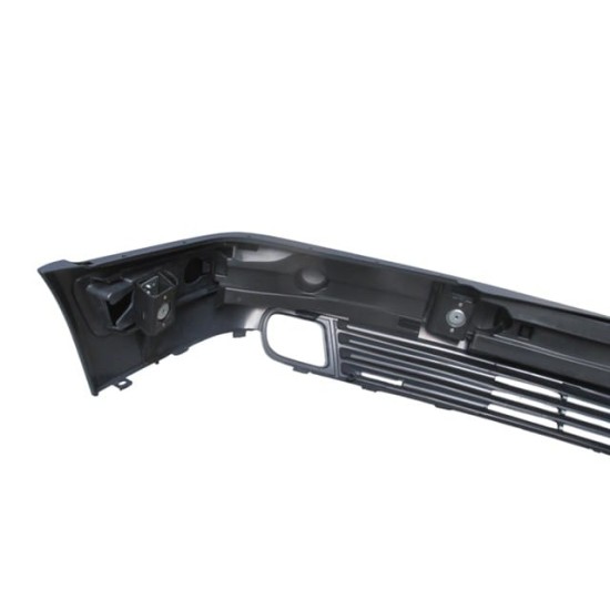 MERCEDES E CLASS- W210- 96/99; ÖN TAMPON GRİ (SİS DELİKLİ/DARBE EMİCİLİ/BANDLI)(ELEGANCE/AVANGARD)