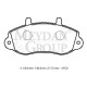OPEL MOVANO- 04/06; ÖN FREN BALATASI 1,9/2,2/2,5/2,8 (DİSK)(138,8X66X17) (FMK)