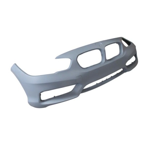 BMW 1 SERI- F20- 15/19; ÖN TAMPON ASTARLI GRİ/FAR YIKAMA DELİKSİZ (TYG)