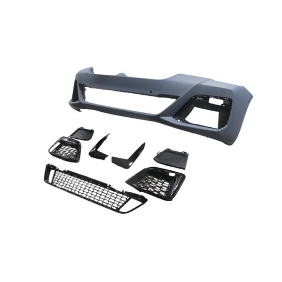 BMW 5 SERI- G30- 20/22; ÖN TAMPON ASTARLI(SİS DLKSİZ KAPAK/IZGARALI)(SENSÖR D.Lİ/ÇEKİ KAPAKLI)M-TECH - Yedek Parça | Parça Dükkanda