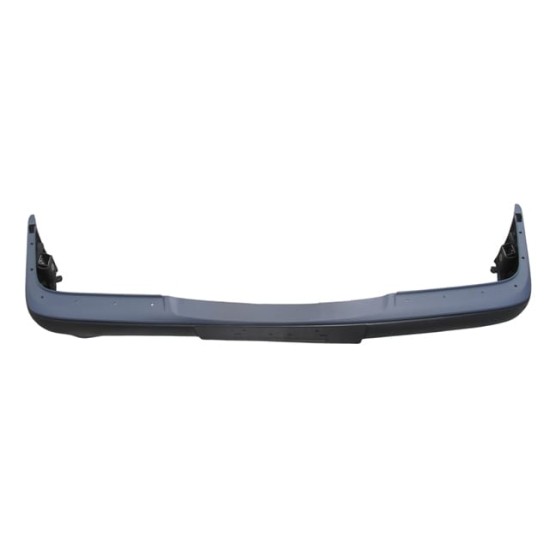 MERCEDES E CLASS- W210- 96/99; ÖN TAMPON GRİ (SİS DELİKLİ/DARBE EMİCİLİ/BANDLI)(ELEGANCE/AVANGARD)