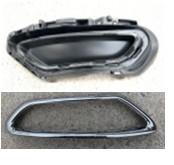 TAMPON SPOYLERİ ARKA ALT KROM VE PLASTİK SET SOL PASSAT