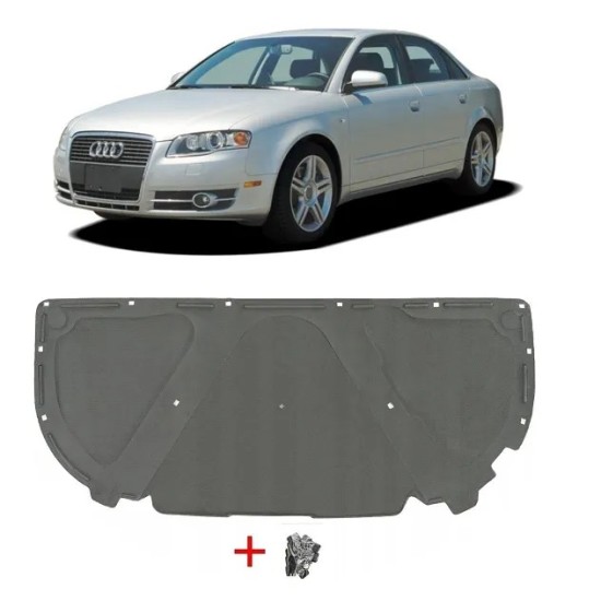 MOTOR KAPUT KEÇESİ KLİPSLİ 1.Kalite-AUDİ A4 2005-2008 - Yedek Parça | Parça Dükkanda