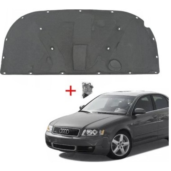 MOTOR KAPUT KEÇESİ KLİPSLİ 1.Kalite-AUDİ A4 2001-2005 - Yedek Parça | Parça Dükkanda