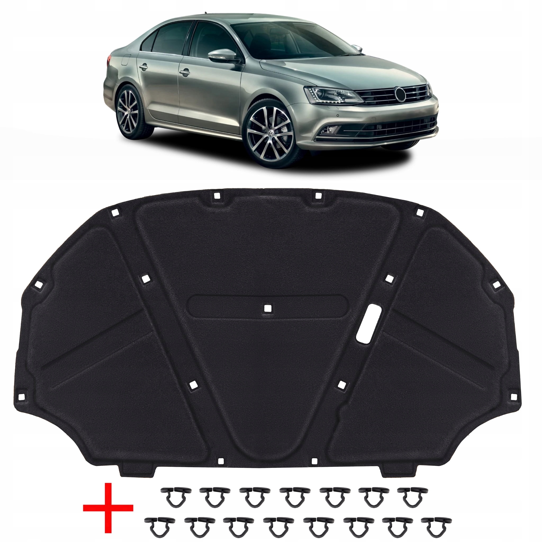 MOTOR KAPUT KEÇESİ KLİPSLİ 1.Kalite-JETTA 2011-2017
