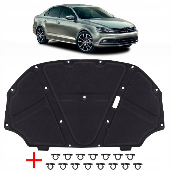 MOTOR KAPUT KEÇESİ KLİPSLİ 1.Kalite-JETTA 2011-2017 - Yedek Parça | Parça Dükkanda