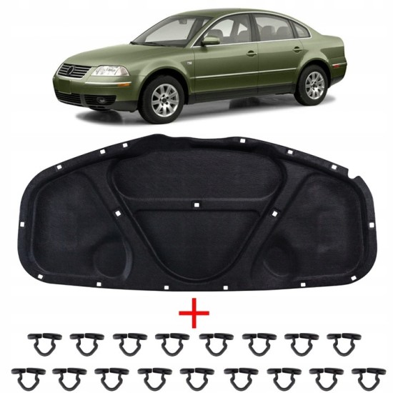 MOTOR KAPUT KEÇESİ KLİPSLİ 1.Kalite-PASSAT 2001-2005 - Yedek Parça | Parça Dükkanda