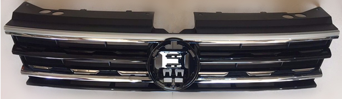 ÖN PANJUR ÇİFT KROMLU PARLAK SİYAH TIGUAN 2017-2024