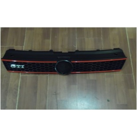 ÖN PANJUR ÇİFT KIRMIZI ÇİZGİLİ SATEN SİYAH+GTI YAZI+ POLO 2010-2014 - Yedek Parça | Parça Dükkanda