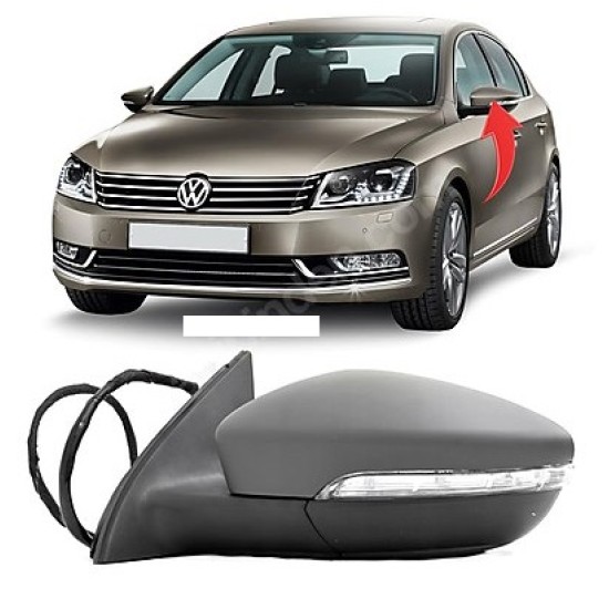 AYNA KOMPLE SOL 6 PİN PASSAT 2010-2015 - Yedek Parça | Parça Dükkanda