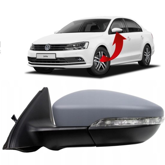 AYNA KOMPLE SOL KATLANIR 8 PİN JETTA 2011-2017 - Yedek Parça | Parça Dükkanda
