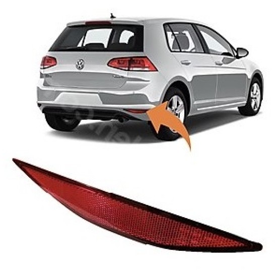 REFLEKTÖR ARKA TAMPON SAG GOLF7 2014-2017 - Yedek Parça | Parça Dükkanda