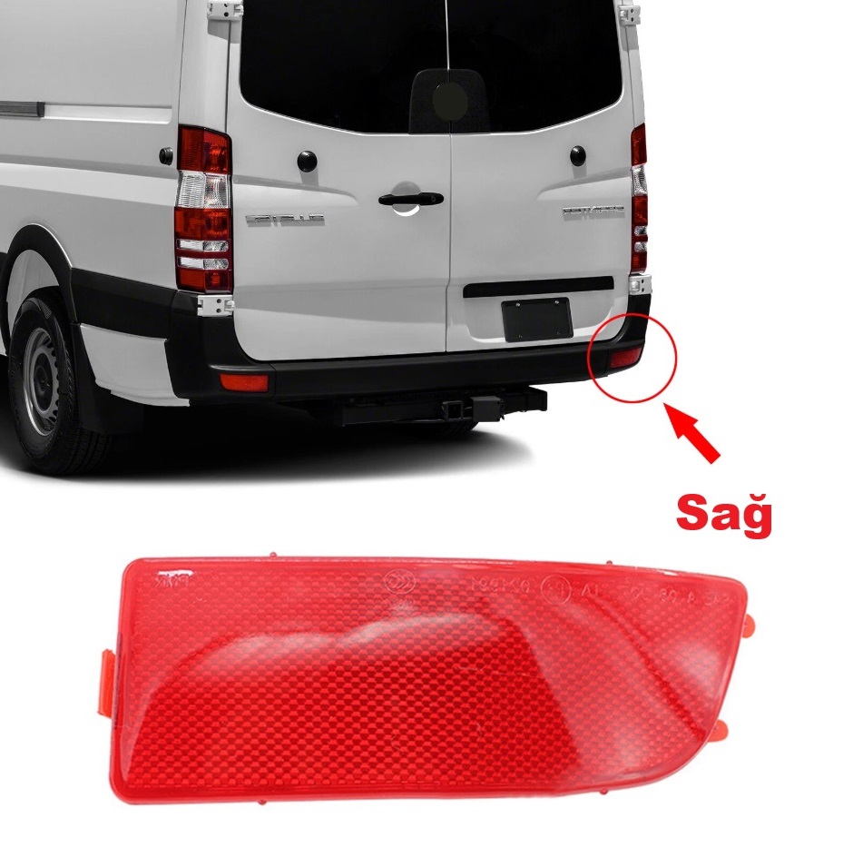 REFLEKTÖR ARKA TAMPON SAG CRAFTER/SPRİNTER 2006-2016