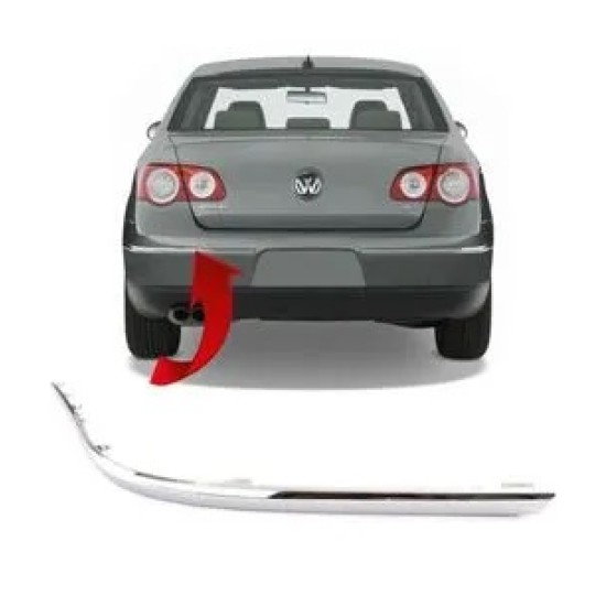 TAMPON NİKELAJI ARKA SOL PASSAT 2006-2011 1.KALİTE KROM - Yedek Parça | Parça Dükkanda