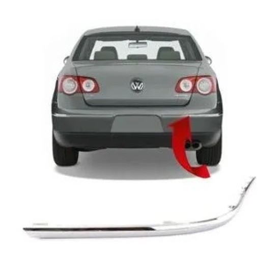 TAMPON NİKELAJI ARKA SAG PASSAT 2006-2011 1.KALİTE KROM - Yedek Parça | Parça Dükkanda