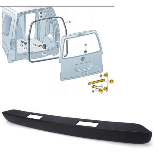 PLAKA LAMBA ÇITASI (TEK ÇITA) CADDY 2004-2015 - Yedek Parça | Parça Dükkanda