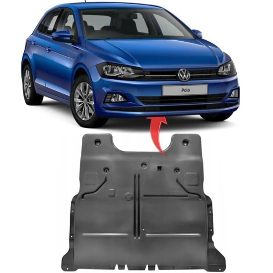 MOTOR ALT MUHAFAZA İZALASYONLU ÖN PLASTİK 1. KALİTE POLO 2018>> - Yedek Parça | Parça Dükkanda