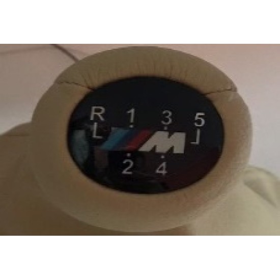 VİTES TOPUZU BMW M POWER 5 VİTES E30/34/36/39/46/60/62/90/92 BEJ DERİ - Yedek Parça | Parça Dükkanda