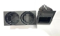 BARDAKLI VE MADENİ PARA KUTUSU (SET-KARBON FIBER) BMW E46 98>04