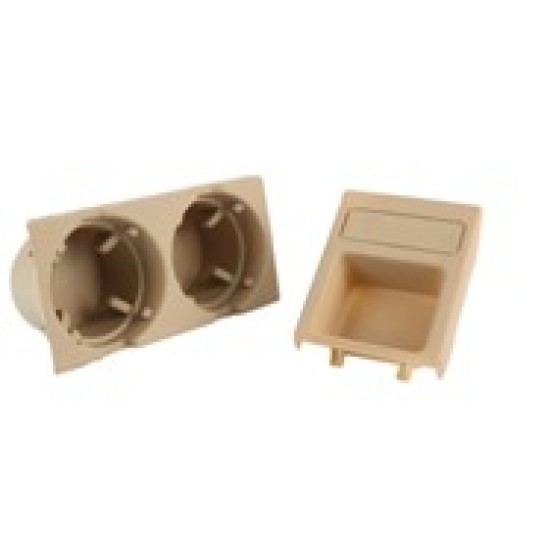 BARDAKLI VE MADENİ PARA KUTUSU (SET-BEJ) BMW E46 98>04