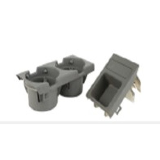 BARDAKLI VE MADENİ PARA KUTUSU (SET-GRİ) BMW E46 98>04