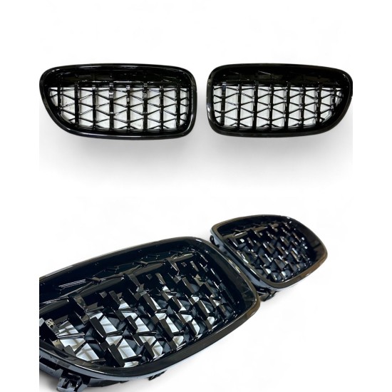 PANJUR SİYAH ÇERCEVE KENARLI PARLAK (SET & Z4 STYLE) BMW F10 - Yedek Parça | Parça Dükkanda