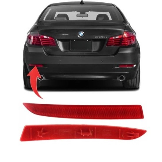 REFLEKTÖR ARKA TAMPON SOL BMW F10-LCI 14>16 - Yedek Parça | Parça Dükkanda
