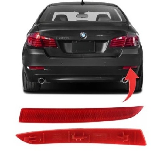REFLEKTÖR ARKA TAMPON SAG BMW F10-LCI 14>16 - Yedek Parça | Parça Dükkanda