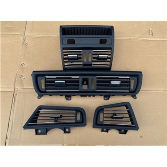 KLİMA KALORİFER IZGARASI ISITMALI (4'LÜ SET KROMLU) BMW F10 +LCI - Yedek Parça | Parça Dükkanda