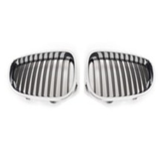 ÖN PANJUR BÖBREK KROM SİYAH SET BMW E60 LCİ 2004-2009 - Yedek Parça | Parça Dükkanda