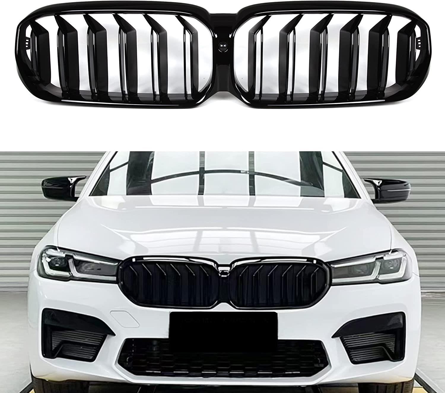 ÖN PANJUR BÖBREK PARLAK SİYAH ÇİFT ÇITALI //M5 KASA SET BMW G30+LCİ  F90 2021>>